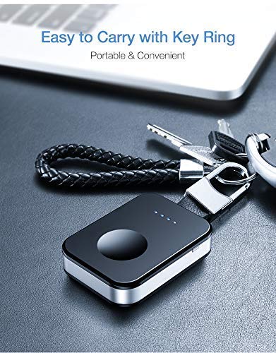 Cargador Inalámbrico para Apple Watch,Banco de Energía de Viaje con Llavero Magnético de 950/1000/5200mAh,Cargador de Bolsillo iwatch Compatible para Apple Watch Series 5/4/3/2/1 y 44/40/42/38mm Cargador Inalámbrico para Apple Watch,Banco de Energía de Viaje con Llavero Magnético de 950/1000/5200mAh,Cargador de Bolsillo iwatch Compatible para Apple Watch Series 5/4/3/2/1 y 44/40/42/38mm