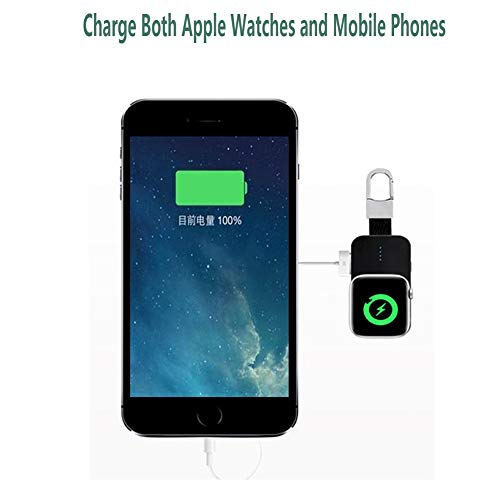 Cargador Inalámbrico para Apple Watch,Banco de Energía de Viaje con Llavero Magnético de 950/1000/5200mAh,Cargador de Bolsillo iwatch Compatible para Apple Watch Series 5/4/3/2/1 y 44/40/42/38mm Cargador Inalámbrico para Apple Watch,Banco de Energía de Viaje con Llavero Magnético de 950/1000/5200mAh,Cargador de Bolsillo iwatch Compatible para Apple Watch Series 5/4/3/2/1 y 44/40/42/38mm