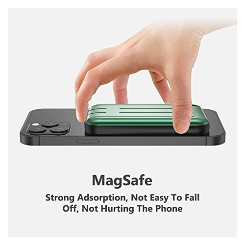Cargador portátil, Banco de Potencia 5000mAh 15W MAX Fast Wireless Cargando Power Bank QC 3.0 & PD 20W Paquete de baterías externas Compatible iPhone 12/12 Mini/Pro/MAX (A1271) (Color : Black) Cargador portátil, Banco de Potencia 5000mAh 15W MAX Fast Wireless Cargando Power Bank QC 3.0 & PD 20W Paquete de baterías externas Compatible iPhone 12/12 Mini/Pro/MAX (A1271) (Color : Black)