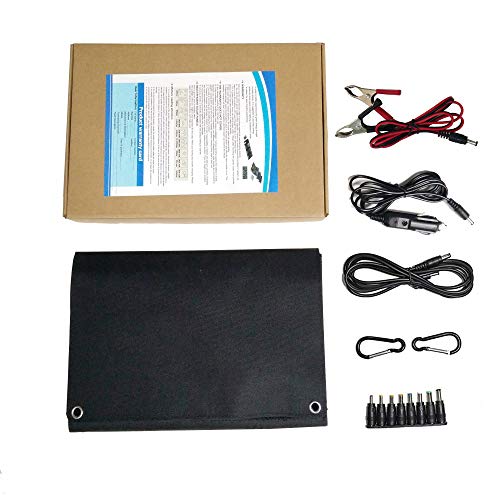 Cargador solar plegable 28W panel solar 2 puertos USB 1 puerto DC portátil impermeable QC3.0 cargador solar de carga rápida para camping, teléfonos móviles, banco de energía Cargador solar plegable 28W panel solar 2 puertos USB 1 puerto DC portátil impermeable QC3.0 cargador solar de carga rápida para camping, teléfonos móviles, banco de energía