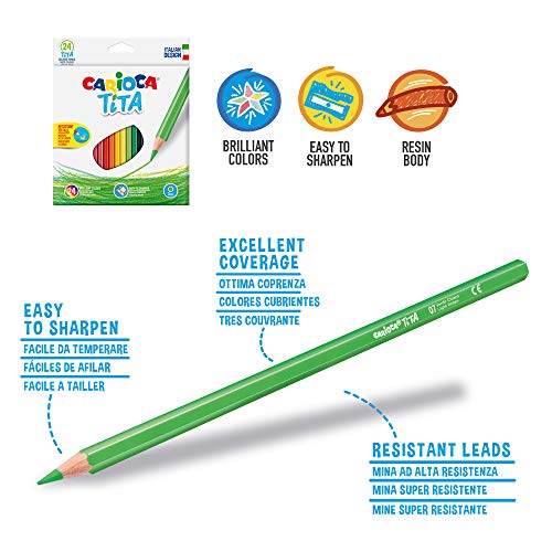Carioca Set Colegio Primaria | Material Escolar con Lápices de Colores y de Dibujo, Rotuladores Super Lavables para Niños, Bolígrafos Borrables con Recambios, Goma y Sacapuntas, 62 Uds Carioca Set Colegio Primaria | Material Escolar con Lápices de Colores y de Dibujo, Rotuladores Super Lavables para Niños, Bolígrafos Borrables con Recambios, Goma y Sacapuntas, 62 Uds