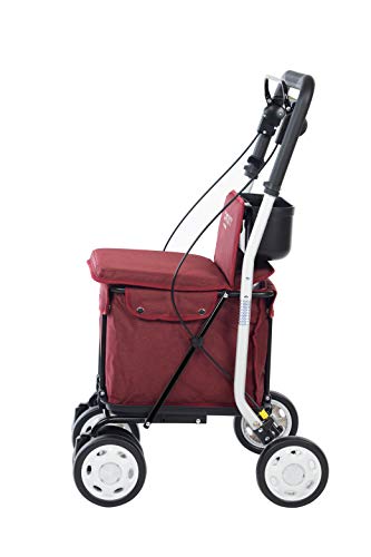 Carlett Carro DE LA Compra-Andador Lett 800 con Asiento, Coleccion 2020, Rojo TXT, Red, Carlett Carro DE LA Compra-Andador Lett 800 con Asiento, Coleccion 2020, Rojo TXT, Red,