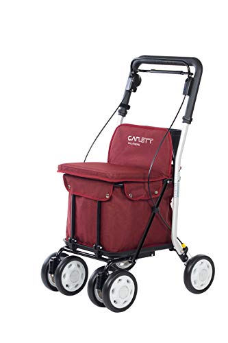 Carlett Carro DE LA Compra-Andador Lett 800 con Asiento, Coleccion 2020, Rojo TXT, Red, Carlett Carro DE LA Compra-Andador Lett 800 con Asiento, Coleccion 2020, Rojo TXT, Red,
