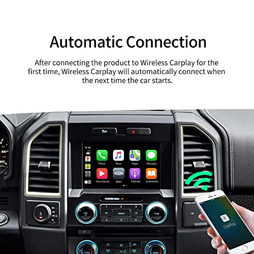 Carlinkit 2.0 Wireless Carplay Upgrade Activator para Audi/Porsche/Volvo/Mercedes Benz/Porsche/Volkswagen Original Car con CarPlay, botón de soporte del volante, iOS 13-14