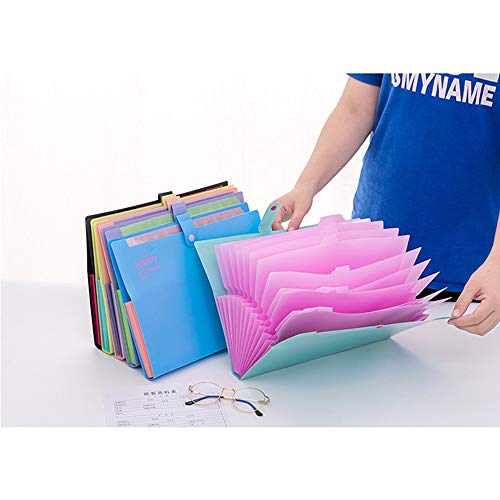 Carpeta del Administrador De Archivos Extendido A4, School/Office File Manager 12 Bolsillos Bolsa De ExpansióN De Archivos De Gran Capacidad, Carpeta para Profesor/Vendedor Carpeta del Administrador De Archivos Extendido A4, School/Office File Manager 12 Bolsillos Bolsa De ExpansióN De Archivos De Gran Capacidad, Carpeta para Profesor/Vendedor