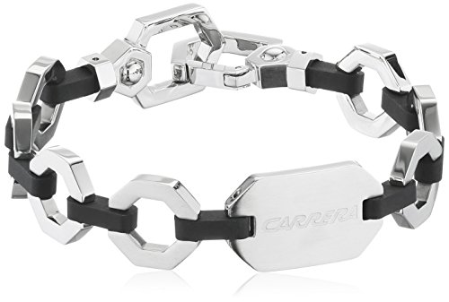Carrera para hombre-brazalete de acero caucho 20 cm - CABR-10009, a 20. Carrera para hombre-brazalete de acero caucho 20 cm - CABR-10009, a 20.