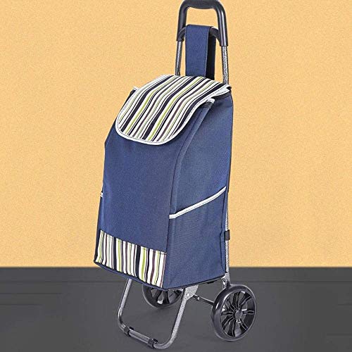 Carritos de la compra Trenes pesados ​​Rueda pesada Rueda Dobleable extraíble Push Bag Apartment Apartamento Picnic Playa Viajes Tirar Multifunción Plegable Trolley,Black