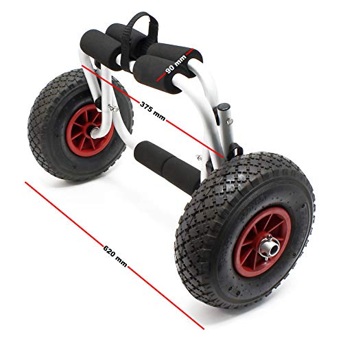 Carro de transporte de aluminio plegable 45 kg carro para barcos carro para canoas carro para canoas accesorios para kayak Carro de transporte de aluminio plegable 45 kg carro para barcos carro para canoas carro para canoas accesorios para kayak
