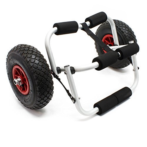 Carro de transporte de aluminio plegable 45 kg carro para barcos carro para canoas carro para canoas accesorios para kayak Carro de transporte de aluminio plegable 45 kg carro para barcos carro para canoas carro para canoas accesorios para kayak