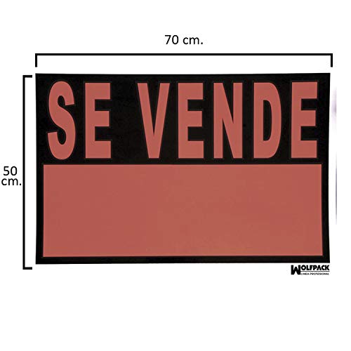 Cartel Se Vende 70x50 cm.