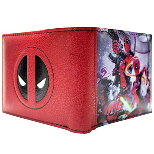 Cartera de Marvel Deadpool Lucha del equipo Rojo