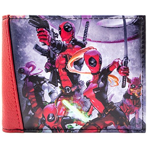 Cartera de Marvel Deadpool Lucha del equipo Rojo