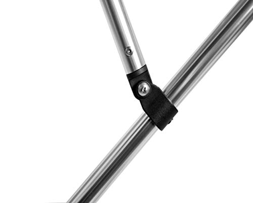 Carvid Marine Toldo Bimini 4 Arcos Fabricado en Aluminio Pulido Brillante. Adaptable a Todo Tipo de embarcaciones. Largo de Cobertura 240x200-220x130 Negro Carvid Marine Toldo Bimini 4 Arcos Fabricado en Aluminio Pulido Brillante. Adaptable a Todo Tipo de embarcaciones. Largo de Cobertura 240x200-220x130 Negro