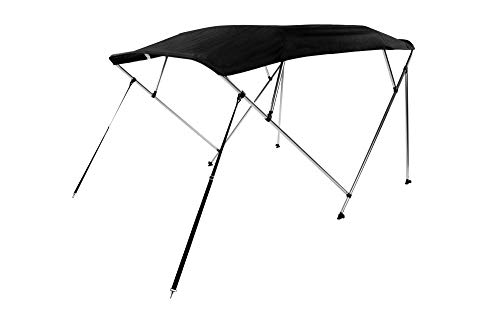 Carvid Marine Toldo Bimini 4 Arcos Fabricado en Aluminio Pulido Brillante. Adaptable a Todo Tipo de embarcaciones. Largo de Cobertura 240x200-220x130 Negro Carvid Marine Toldo Bimini 4 Arcos Fabricado en Aluminio Pulido Brillante. Adaptable a Todo Tipo de embarcaciones. Largo de Cobertura 240x200-220x130 Negro