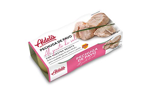 Casa Matachín Aldelís Conserva Pavo Natural Pack 80X2 2 Unidades 160 g Pack de 16 (010210) Casa Matachín Aldelís Conserva Pavo Natural Pack 80X2 2 Unidades 160 g Pack de 16 (010210)