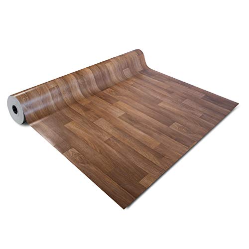 casa pura Suelo Laminado Vinilo - Suelo de Vinilo Antideslizante en Rollo | Suelo PVC Decorativo para cocina, baño, salon | Muchas Opciones | Roble Dorado - 200x250 cm