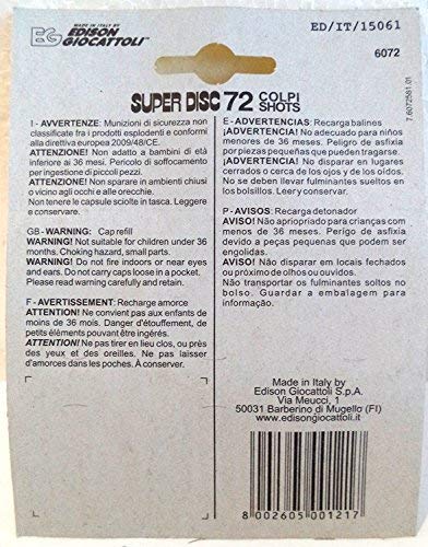 Casaimabo Pack 576 + 72 = 648 fulminantes en Aros de 12 tiros para Pistolas de Juguete. Amorces 12T.