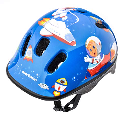 Casco Bicicleta Bebe Helmet Bici Ciclismo para Niño - Cascos para Infantil Bici Helmet para Patinete Ciclismo Montaña BMX Carretera Skate Patines monopatines (XS 44-48 cm, Space)