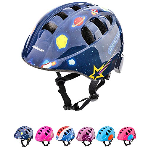 Casco Bicicleta Casco Biciclea Casco Bici Casco de Bicicleta para niños y jóvenes Casco MTB Carretera Ciclismo Skate Bicicleta patineta Patines monopatines MA-2 (S(48-52cm), Cosmic)