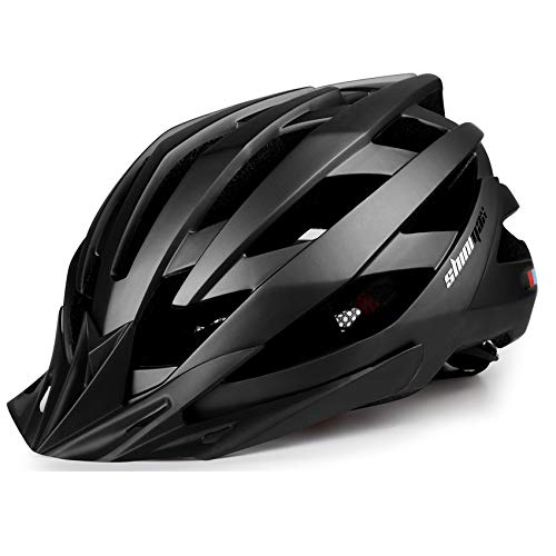 Casco Bicicleta/Casco Bicic con Luz LED,Certificado CE,Casco Ciclismo con Visera y Forro Desmontable Especializado con Luz de Seguridad Super Light Casco Bici para Skateboarding Ski & Snowboard Casco Bicicleta/Casco Bicic con Luz LED,Certificado CE,Casco Ciclismo con Visera y Forro Desmontable Especializado con Luz de Seguridad Super Light Casco Bici para Skateboarding Ski & Snowboard