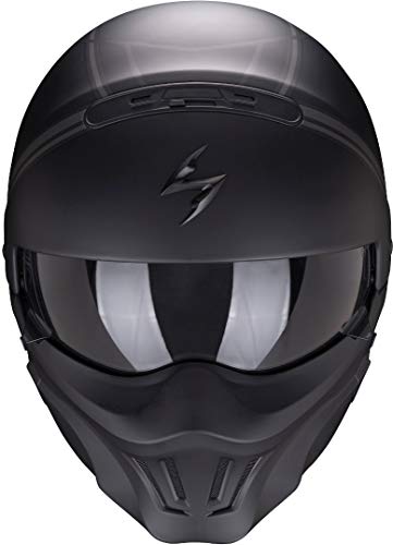 Casco Scorpion Exo-Combat EVO Unborn Matt Black-Silver XXL