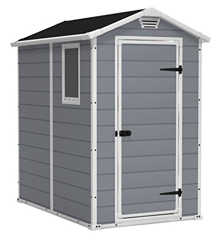 CASETA DE JARDÍN KETER | MANOR 4X6 S | COLOR GRIS | Caseta de jardín con suelo, sistema de ventilación, puerta y ventana. Lo mejor en casetas de resina. CASETA DE JARDÍN KETER | MANOR 4X6 S | COLOR GRIS | Caseta de jardín con suelo, sistema de ventilación, puerta y ventana. Lo mejor en casetas de resina.