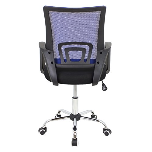 CashOffice - Silla de Escritorio Ergonómica, Silla de Oficina Giratoria con Respaldo Transpirable (Azul) CashOffice - Silla de Escritorio Ergonómica, Silla de Oficina Giratoria con Respaldo Transpirable (Azul)