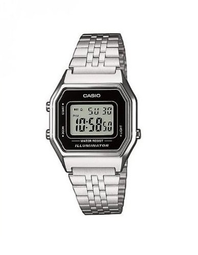 Casio Collection LA680WEA-1EF Reloj de pulsera para Mujer, Negro/Gris