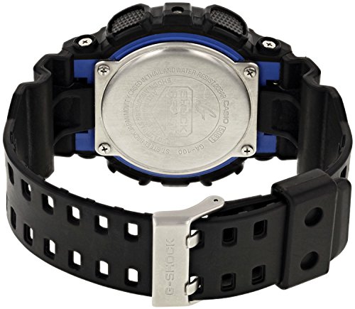 Casio G-SHOCK Reloj Analógico-Digital, 20 BAR, Negro, para Hombre, GA-100-1A2ER Casio G-SHOCK Reloj Analógico-Digital, 20 BAR, Negro, para Hombre, GA-100-1A2ER