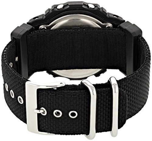 Casio G-SHOCK Reloj Digital, 20 BAR, Negro, para Hombre, con Correa de Cordura nylon, DW-5600BBN-1ER Casio G-SHOCK Reloj Digital, 20 BAR, Negro, para Hombre, con Correa de Cordura nylon, DW-5600BBN-1ER