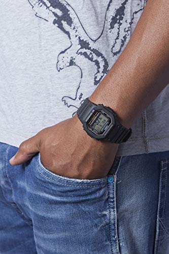 Casio G-SHOCK Reloj Digital, 20 BAR, Negro, para Hombre, DW-5600E-1VER Casio G-SHOCK Reloj Digital, 20 BAR, Negro, para Hombre, DW-5600E-1VER