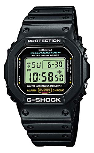 Casio G-SHOCK Reloj Digital, 20 BAR, Negro, para Hombre, DW-5600E-1VER