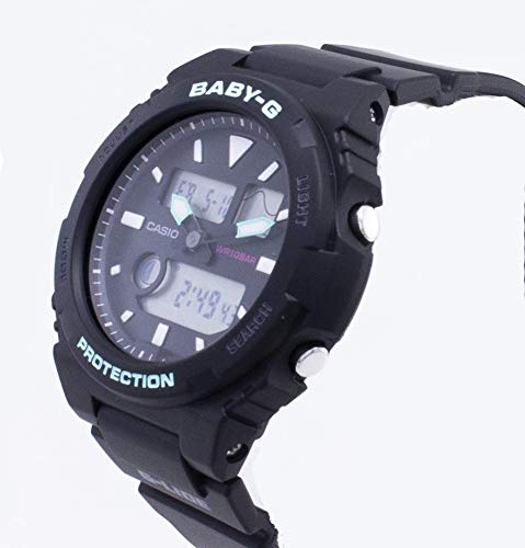 Casio Reloj Analógico-Digital para Mujer de Cuarzo con Correa en Resina BAX-100-1AER Casio Reloj Analógico-Digital para Mujer de Cuarzo con Correa en Resina BAX-100-1AER
