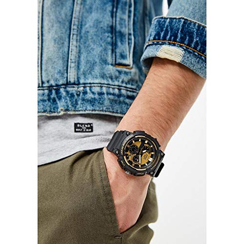 Casio Reloj Analogico para Hombre de Cuarzo con Correa en Acero Inoxidable sólido MCW-200H-9AVEF