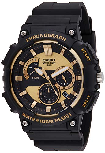 Casio Reloj Analogico para Hombre de Cuarzo con Correa en Acero Inoxidable sólido MCW-200H-9AVEF