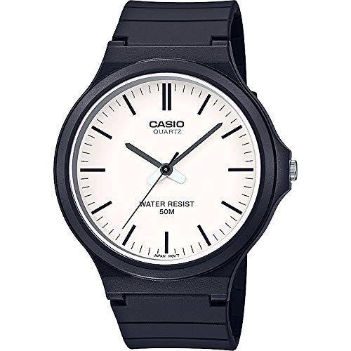 Casio Reloj Analógico para Unisex Adultos de Cuarzo con Correa en Resina MW-240-7EVEF