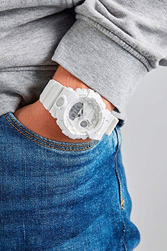 Casio Reloj Digital para Hombre de Cuarzo con Correa en Resina GBA-800-7AER, Blanco Casio Reloj Digital para Hombre de Cuarzo con Correa en Resina GBA-800-7AER, Blanco
