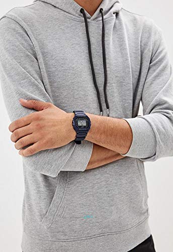 Casio Reloj Digital para Hombre de Cuarzo con Correa en Resina W-218H-2AVEF Casio Reloj Digital para Hombre de Cuarzo con Correa en Resina W-218H-2AVEF