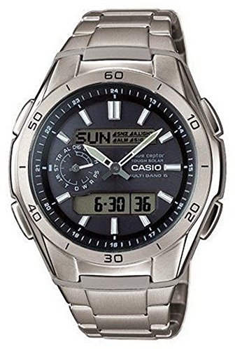 Casio WVA-M650TD-1AER – Reloj Hombre Analógico/Digital con Correa de Titanio