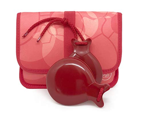 Castañuelas PALI color ROJA con DOBLE CAJA. Ideal para el aprendizaje (Funda Roja) Castañuelas PALI color ROJA con DOBLE CAJA. Ideal para el aprendizaje (Funda Roja)