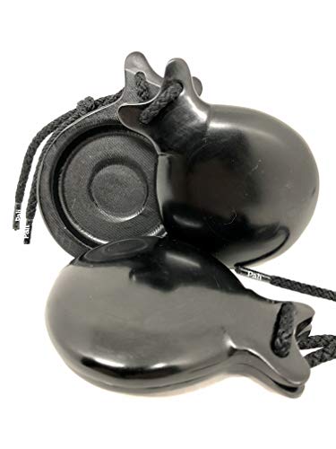 Castañuelas PALI Modelo TABLAO en Fibra negra con DOBLE CAJA. Conservatorio (Funda Negra Lunares Blancos) Castañuelas PALI Modelo TABLAO en Fibra negra con DOBLE CAJA. Conservatorio (Funda Negra Lunares Blancos)