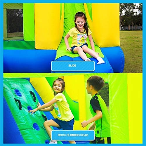 Castillo inflable Trampolín Inflable para Niños Castillo Hinchable Grande Trampolín De Relleno De Jardín Tobogán Inflable para Niños Jardín Infantil Juegos Infantiles