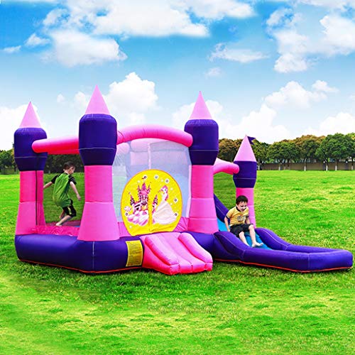 Castillos inflables Diapositivas para Niños Aire Libre Trampolín Inflable para Niños Casa De Rebote Área De Juegos para Niños Cumpleaños para Niños