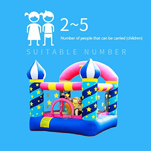 Castillos inflables Trampolín Inflable para Interiores Juguetes para Niños Patio De Juegos para Niños Al Aire Libre Sala De Juegos para Niños Segura Casa De Rebote para Niños
