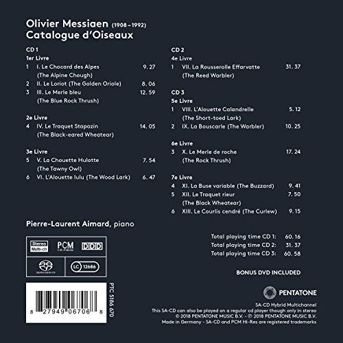 Catalogue d'Oiseaux (3SACD)