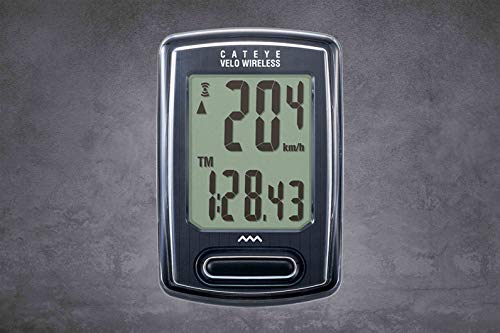 CatEye, Velo Wireless-CC-VT230W, Ciclo Computadora, Negro CatEye, Velo Wireless-CC-VT230W, Ciclo Computadora, Negro