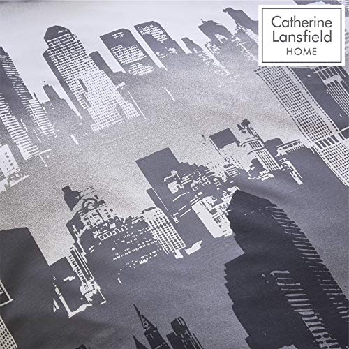 Catherine Lansfield City Scape - Juego de Cama, Funda de edredón(200 cm x 200 cm) y 2 Fundas de Almohada (50 cm x 75 cm), diseño Londres Catherine Lansfield City Scape - Juego de Cama, Funda de edredón(200 cm x 200 cm) y 2 Fundas de Almohada (50 cm x 75 cm), diseño Londres