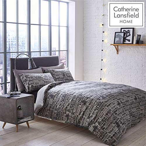 Catherine Lansfield City Scape - Juego de Cama, Funda de edredón(200 cm x 200 cm) y 2 Fundas de Almohada (50 cm x 75 cm), diseño Londres Catherine Lansfield City Scape - Juego de Cama, Funda de edredón(200 cm x 200 cm) y 2 Fundas de Almohada (50 cm x 75 cm), diseño Londres