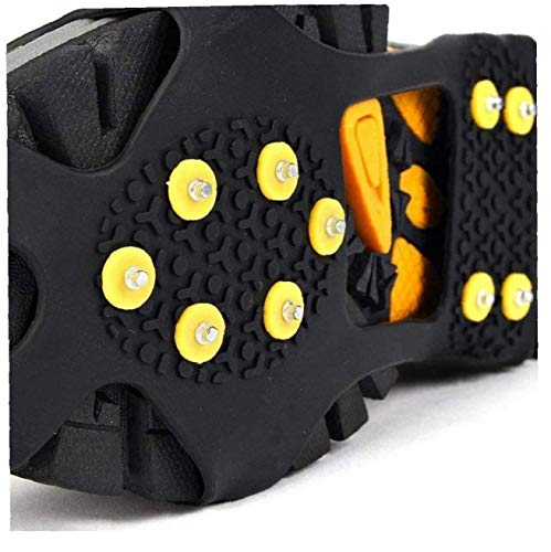 Caucho con Raquetas De Nieve Picos De Hielo Grapas del Hielo De Tracción Grapas De Hielo Nieve Grips Crampones para IR De Excursión Acampar Alpinismo Caucho con Raquetas De Nieve Picos De Hielo Grapas del Hielo De Tracción Grapas De Hielo Nieve Grips Crampones para IR De Excursión Acampar Alpinismo