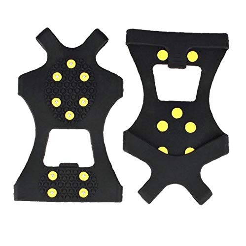 Caucho con Raquetas De Nieve Picos De Hielo Grapas del Hielo De Tracción Grapas De Hielo Nieve Grips Crampones para IR De Excursión Acampar Alpinismo Caucho con Raquetas De Nieve Picos De Hielo Grapas del Hielo De Tracción Grapas De Hielo Nieve Grips Crampones para IR De Excursión Acampar Alpinismo